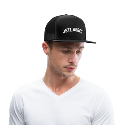 Jetlagged Trucker Hat - black/black
