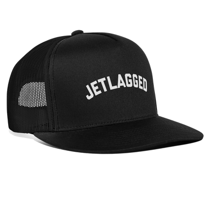 Jetlagged Trucker Hat - black/black
