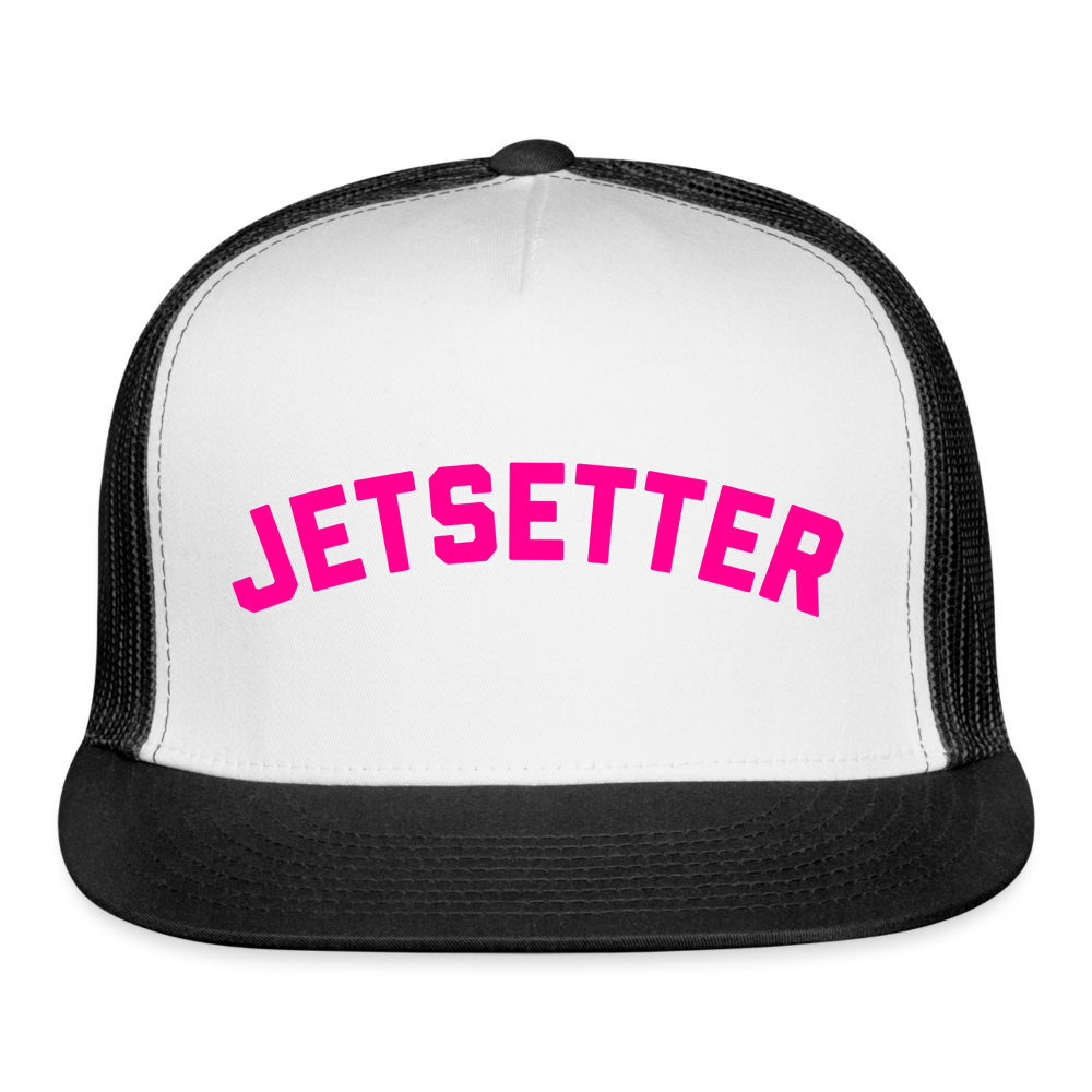 Jetsetter Trucker Hat - white/black
