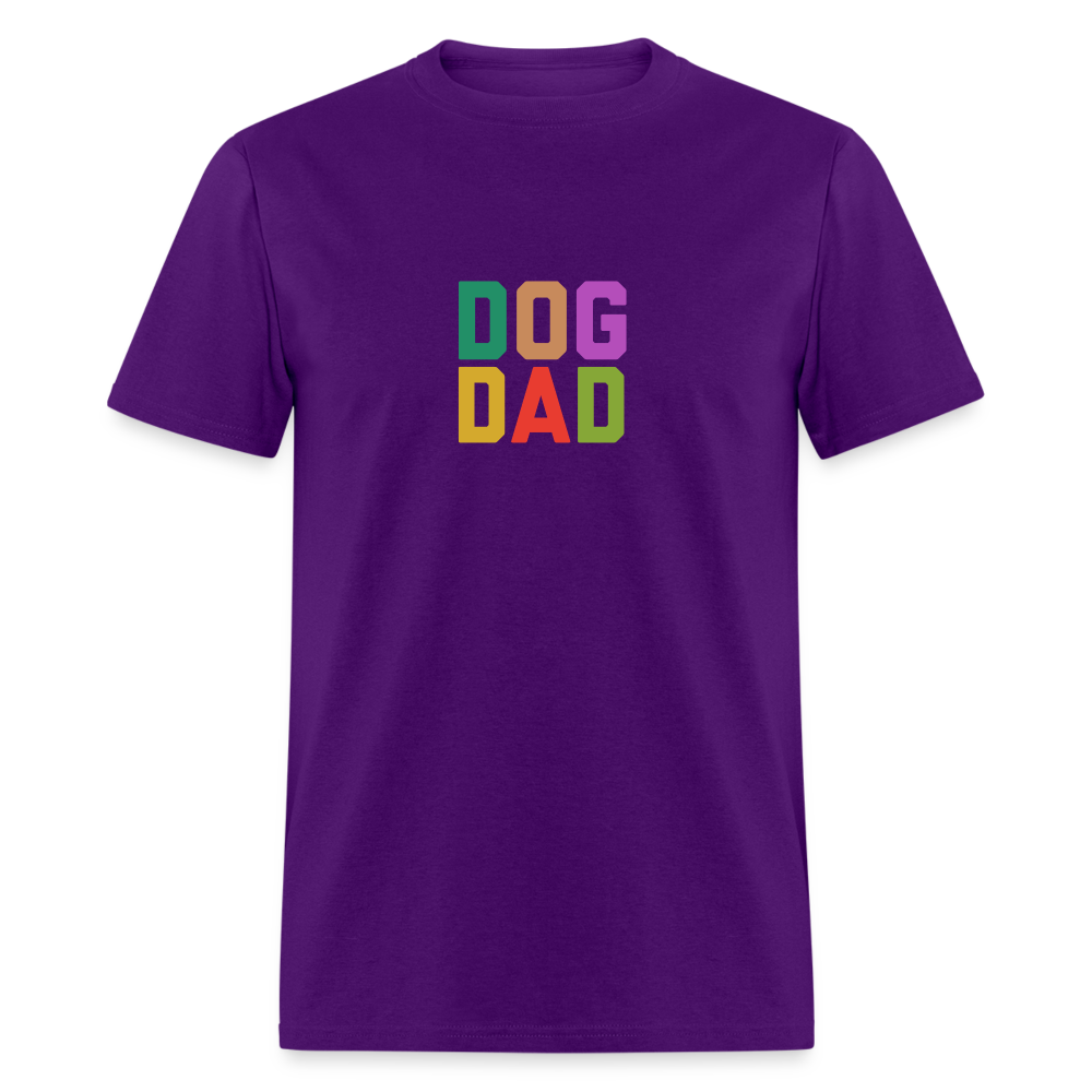 Dog Dad Unisex Classic T-Shirt - purple