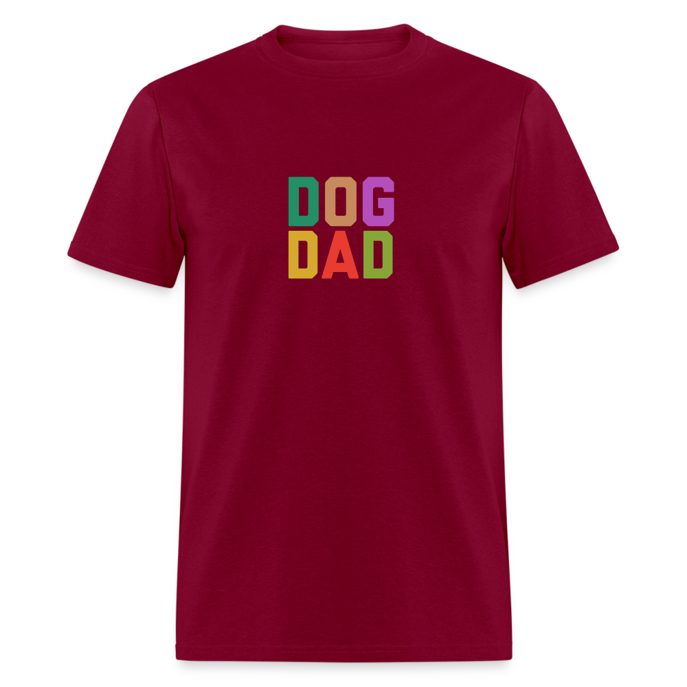 Dog Dad Unisex Classic T-Shirt - burgundy