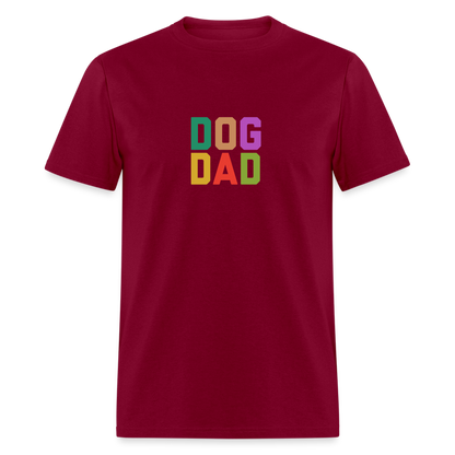 Dog Dad Unisex Classic T-Shirt - burgundy