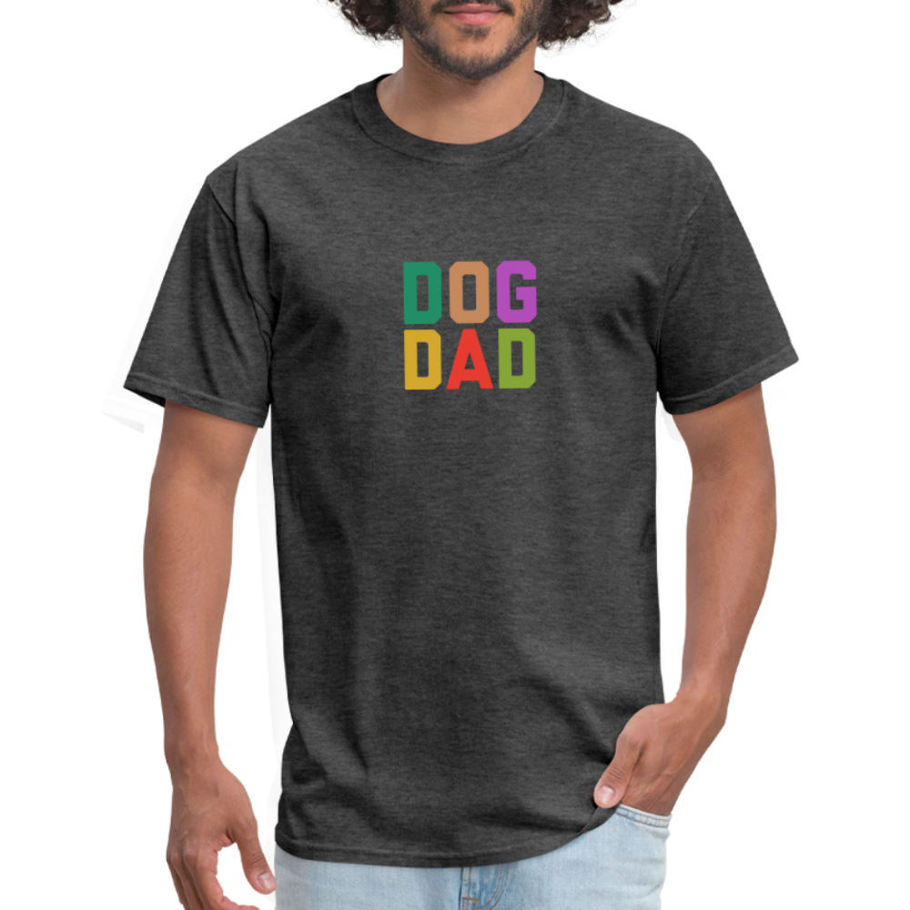 Dog Dad Unisex Classic T-Shirt - heather black