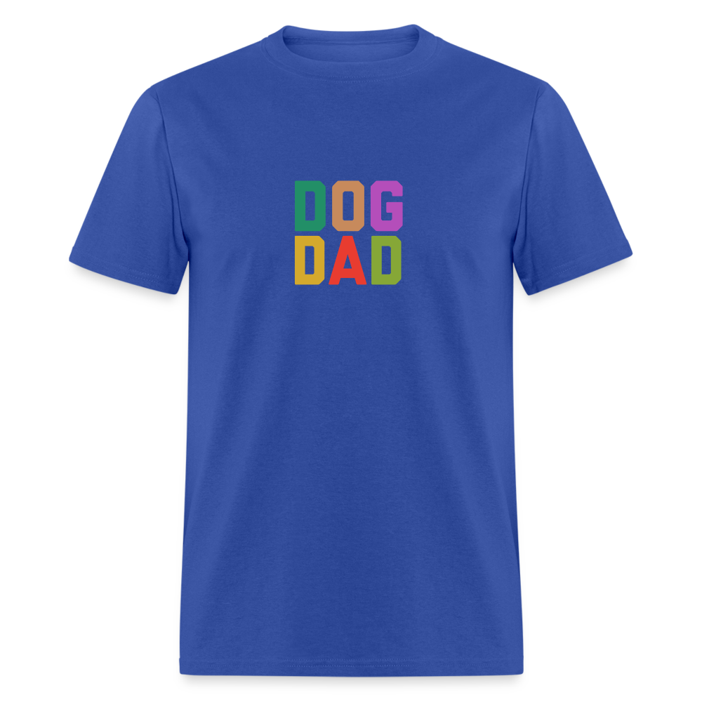 Dog Dad Unisex Classic T-Shirt - royal blue