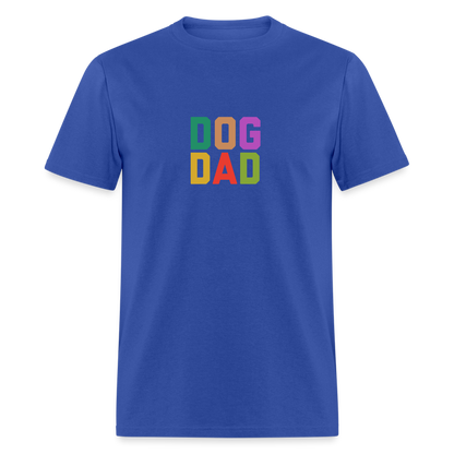 Dog Dad Unisex Classic T-Shirt - royal blue