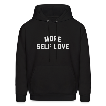 More Self Love Men's Hoodie - black