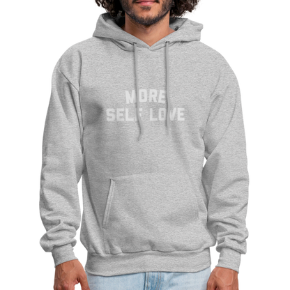 More Self Love Men's Hoodie - heather gray