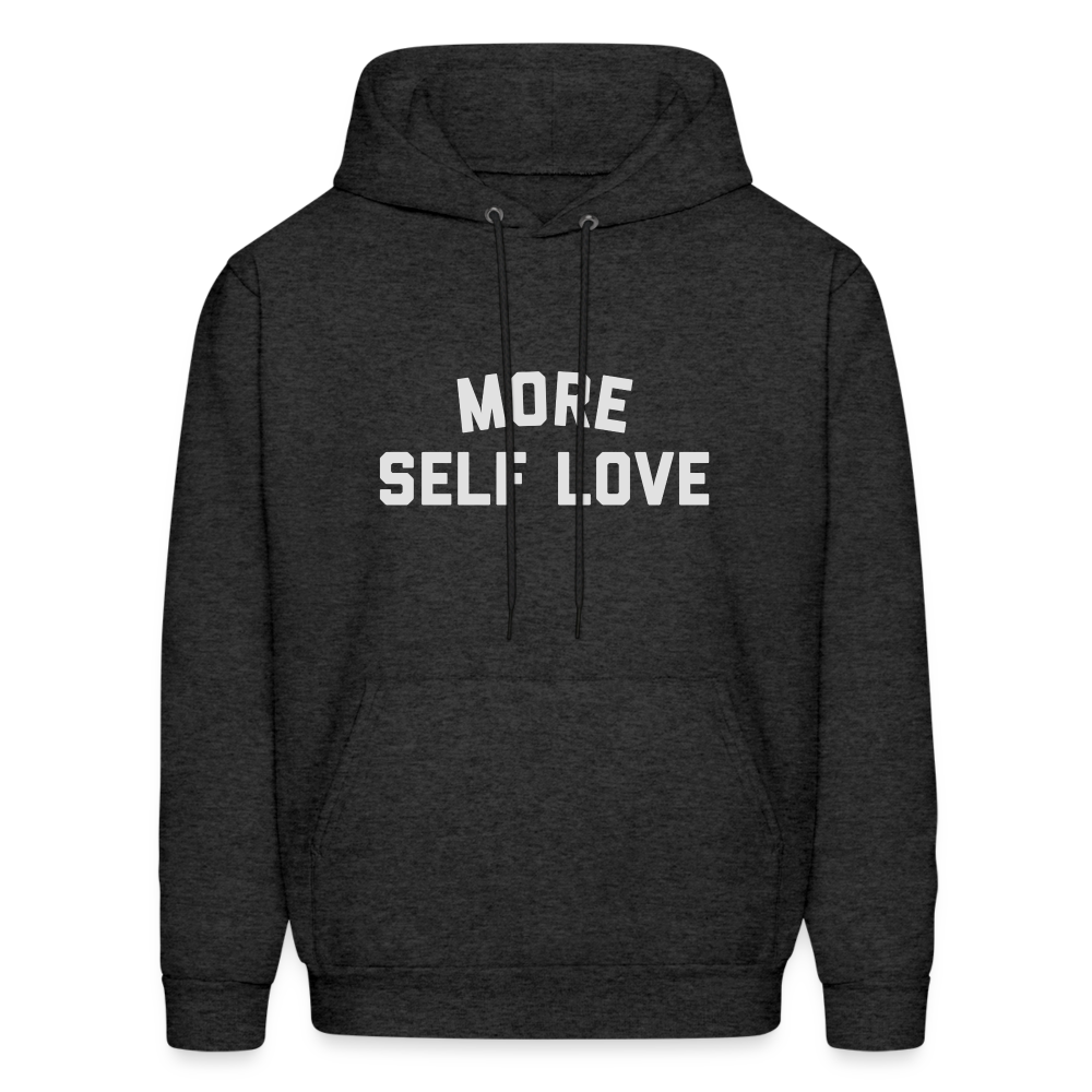 More Self Love Men's Hoodie - charcoal grey