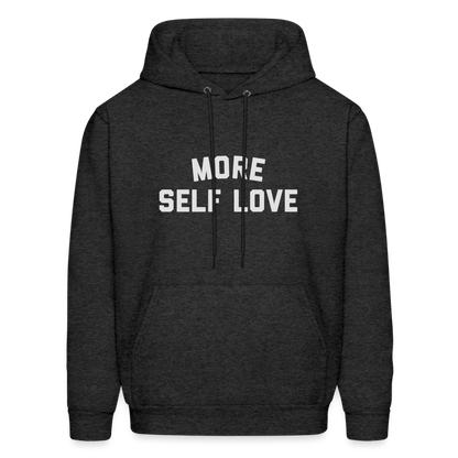 More Self Love Men's Hoodie - charcoal grey
