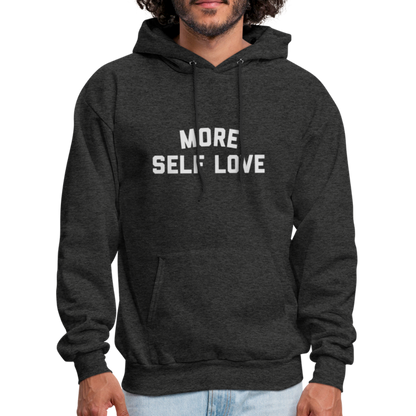 More Self Love Men's Hoodie - charcoal grey