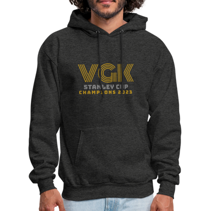 VGK All the Way Men's Hoodie - charcoal grey