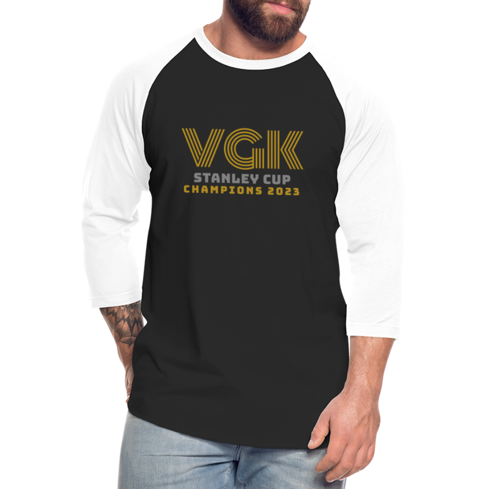 VGK All the Way Baseball T-Shirt - black/white