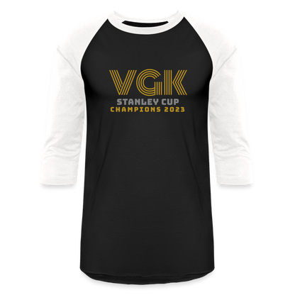 VGK All the Way Baseball T-Shirt - black/white