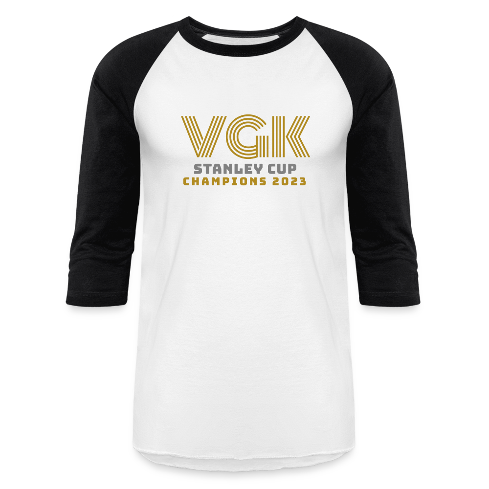 VGK All the Way Baseball T-Shirt - white/black