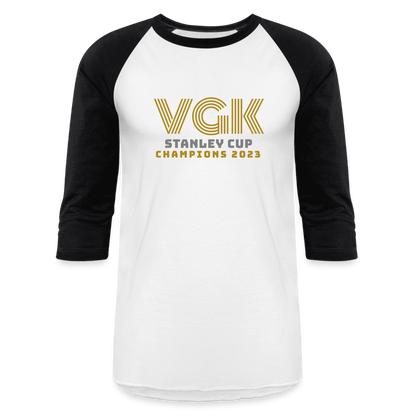 VGK All the Way Baseball T-Shirt - white/black