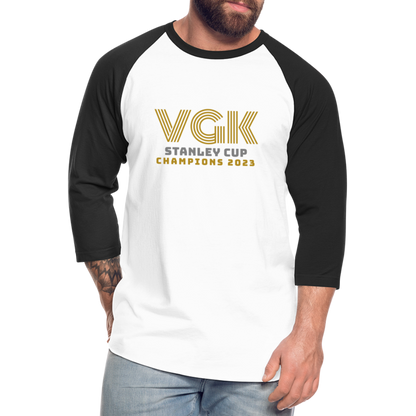 VGK All the Way Baseball T-Shirt - white/black