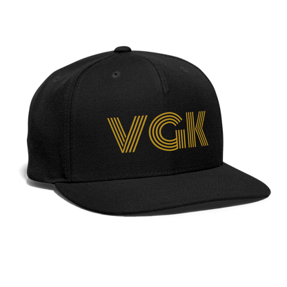 VGK Snapback Baseball Cap - black
