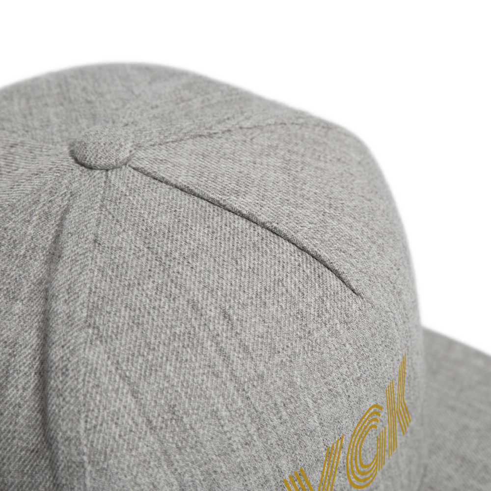 VGK Snapback Baseball Cap - heather gray