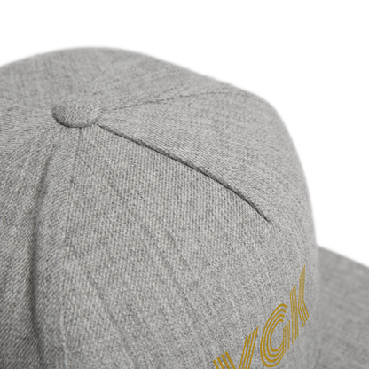 VGK Snapback Baseball Cap - heather gray