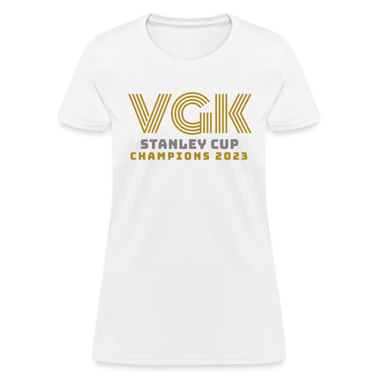 VGK Stanley Cup Champions 2023 Women's T-Shirt - white