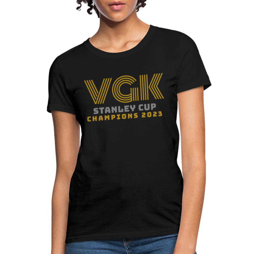 VGK Stanley Cup Champions 2023 Women's T-Shirt - black