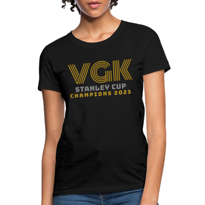 VGK Stanley Cup Champions 2023 Women's T-Shirt - black
