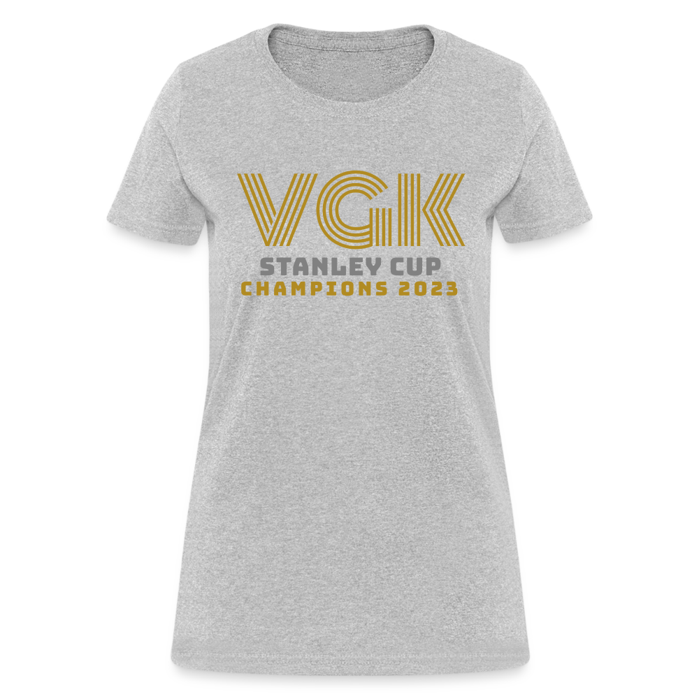 VGK Stanley Cup Champions 2023 Women's T-Shirt - heather gray