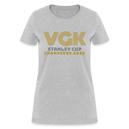 VGK Stanley Cup Champions 2023 Women's T-Shirt - heather gray