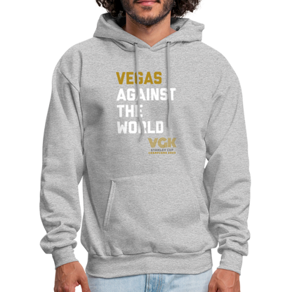 Vegas Against The World VGK Stanley Cup Champs 2023 Men's Hoodie - heather gray