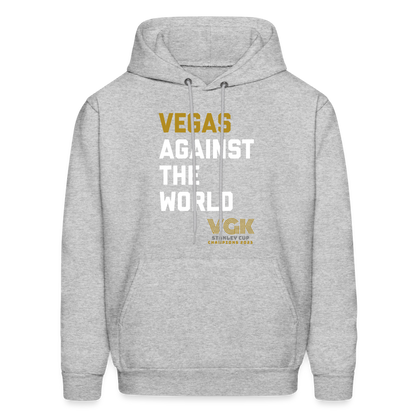 Vegas Against The World VGK Stanley Cup Champs 2023 Men's Hoodie - heather gray