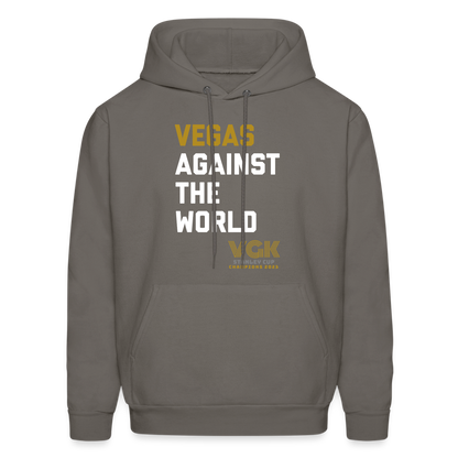 Vegas Against The World VGK Stanley Cup Champs 2023 Men's Hoodie - asphalt gray