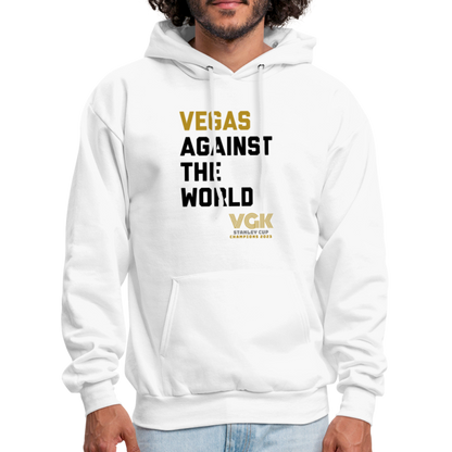 Vegas Against The World VGK Stanley Cup Champs 2023 Men's Hoodie - white