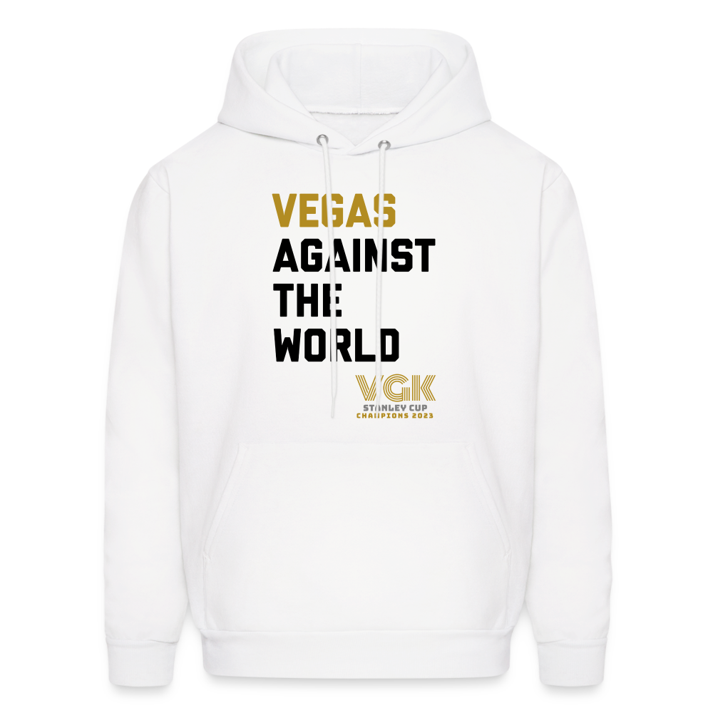 Vegas Against The World VGK Stanley Cup Champs 2023 Men's Hoodie - white