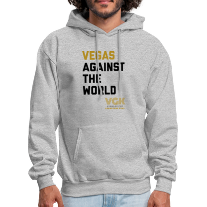 Vegas Against The World VGK Stanley Cup Champs 2023 Men's Hoodie - heather gray