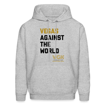 Vegas Against The World VGK Stanley Cup Champs 2023 Men's Hoodie - heather gray