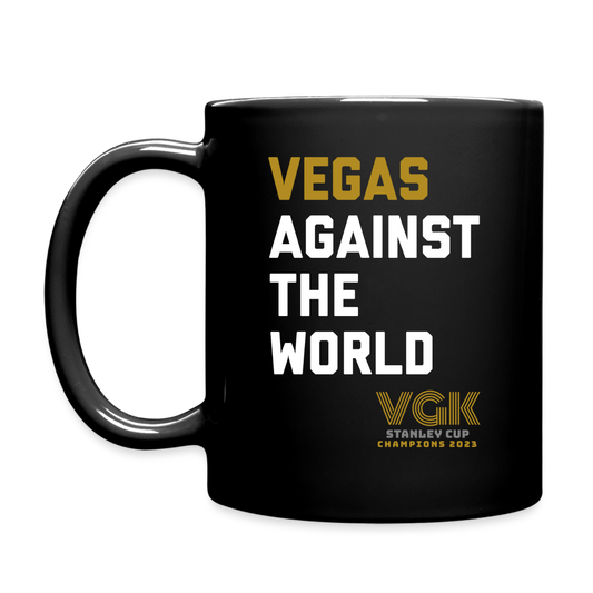 Vegas Against The World VGK Stanley Cup Champs 2023 Full Color Mug - black