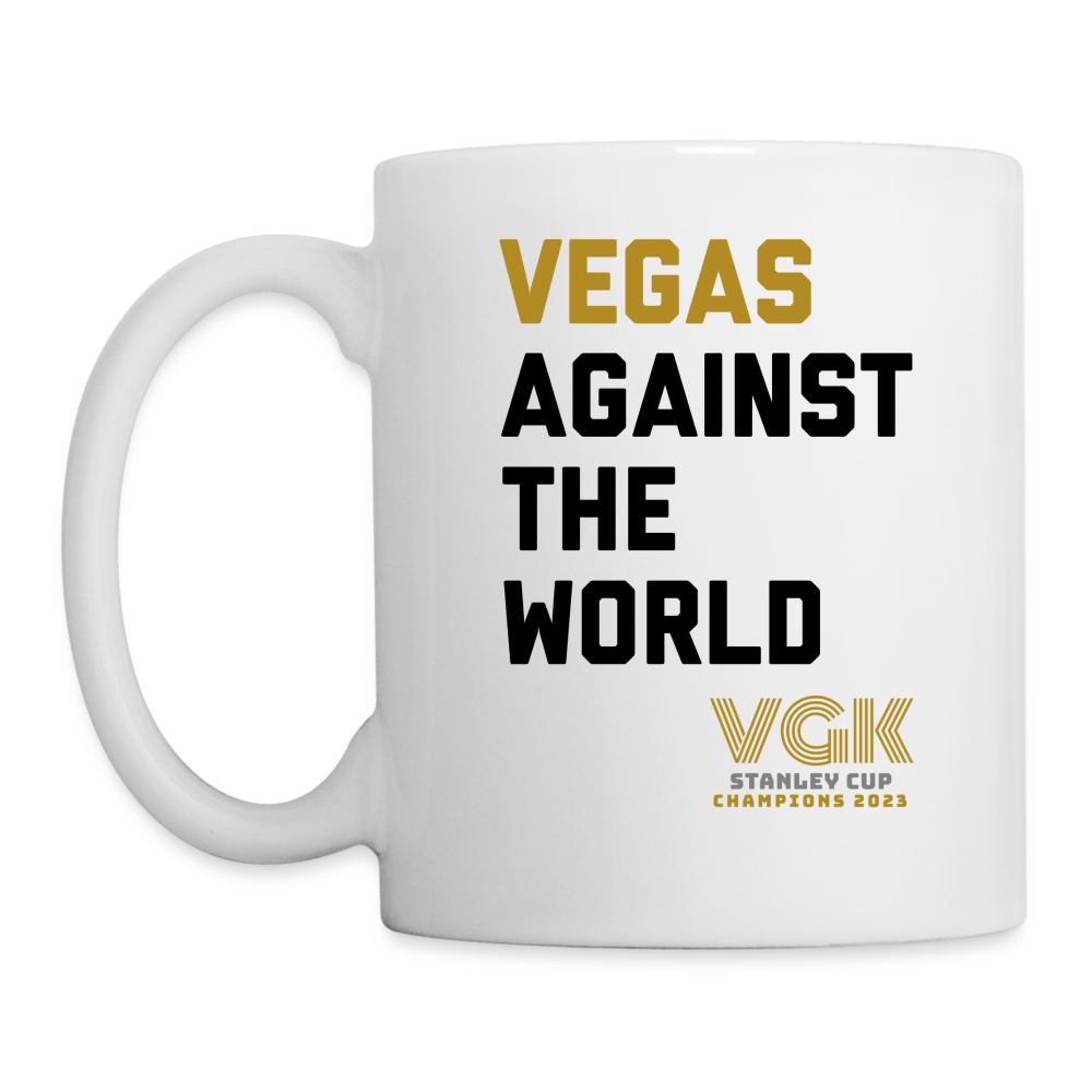 Vegas Against The World VGK Stanley Cup Champs 2023 Coffee/Tea Mug - white