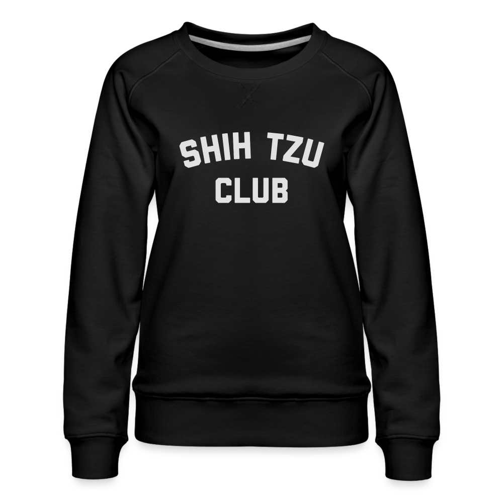 Shih Tzu Club Women’s Premium Sweatshirt - black