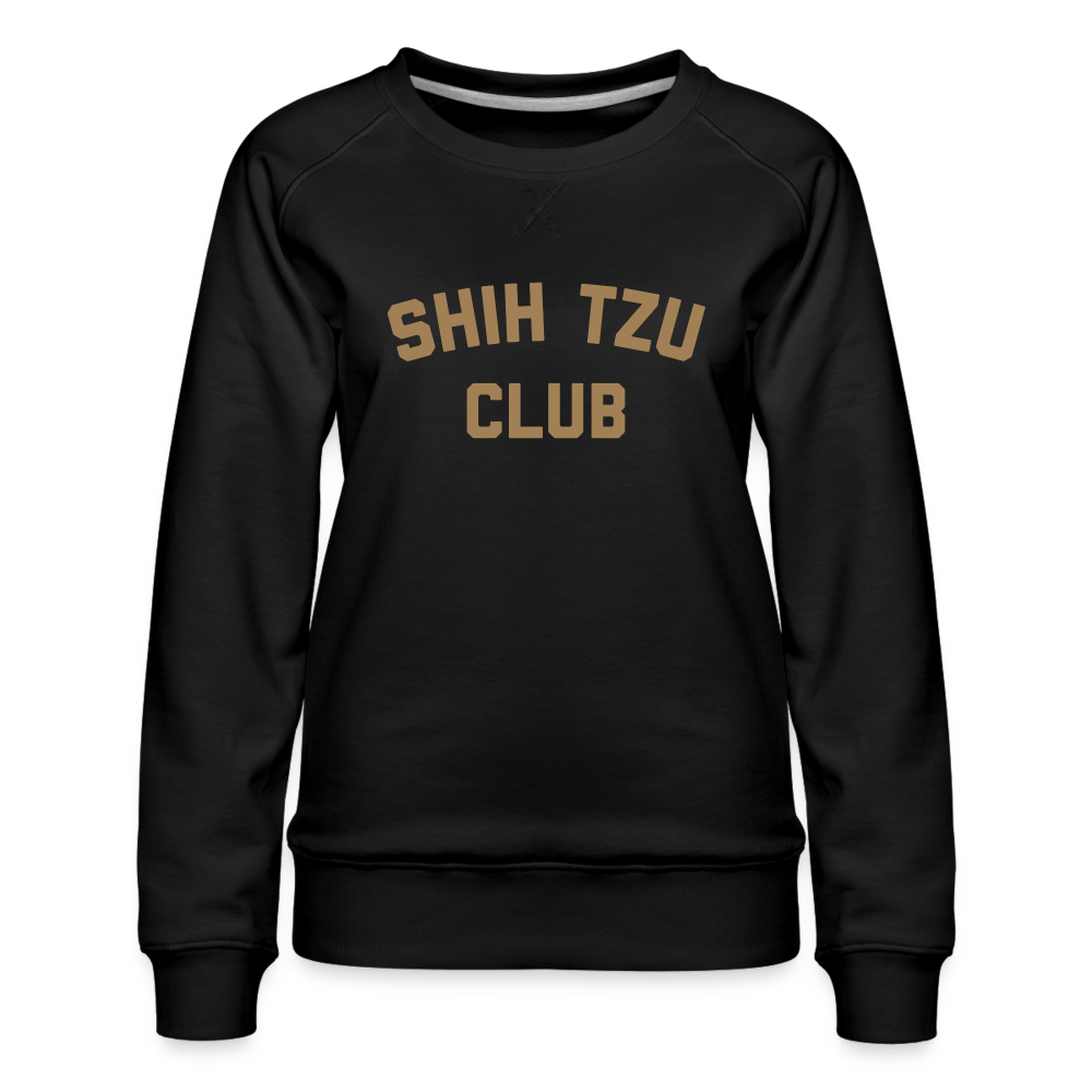 Shih Tzu Club Women’s Premium Sweatshirt - black