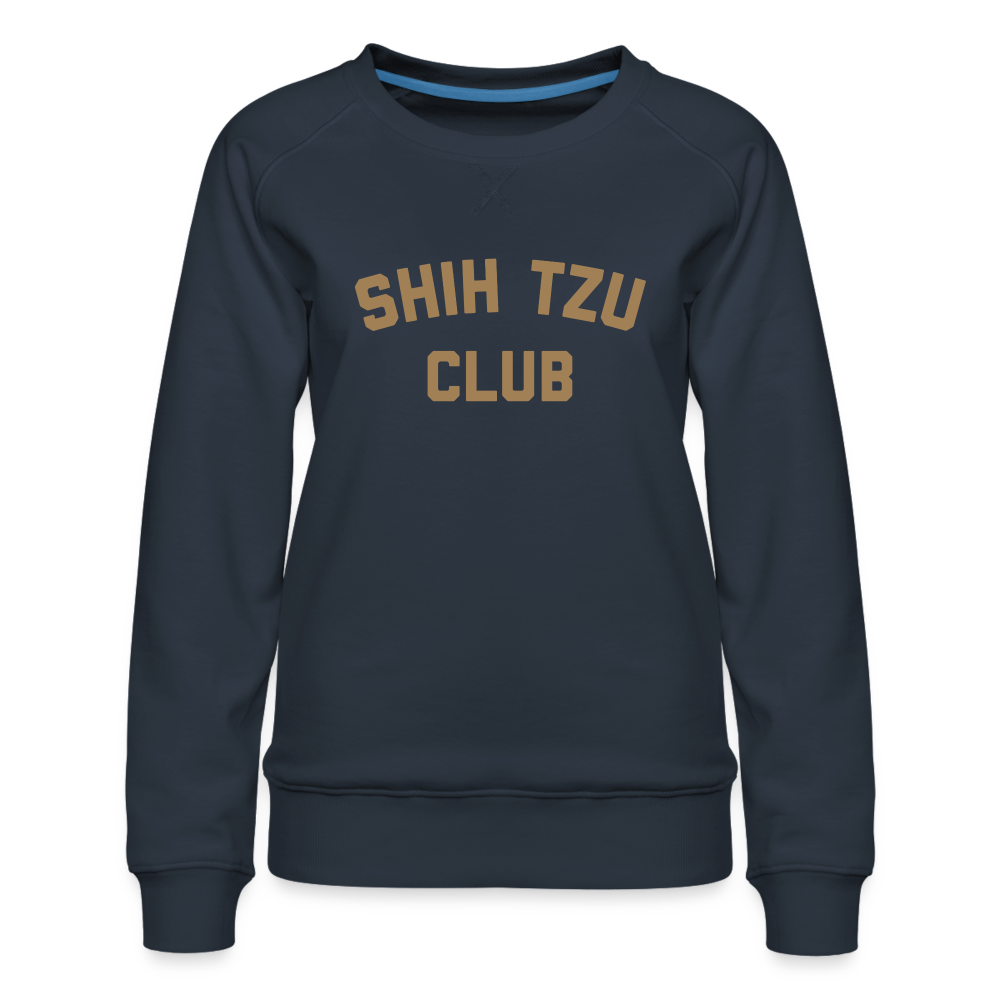 Shih Tzu Club Women’s Premium Sweatshirt - navy