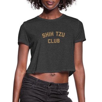 Women's Cropped T-Shirt - deep heather