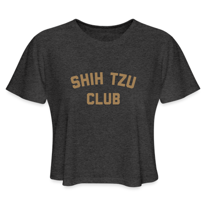 Women's Cropped T-Shirt - deep heather