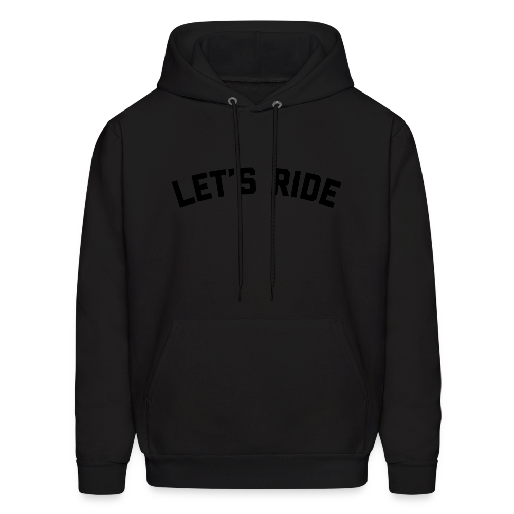 Let's Ride Men's Hoodie - black