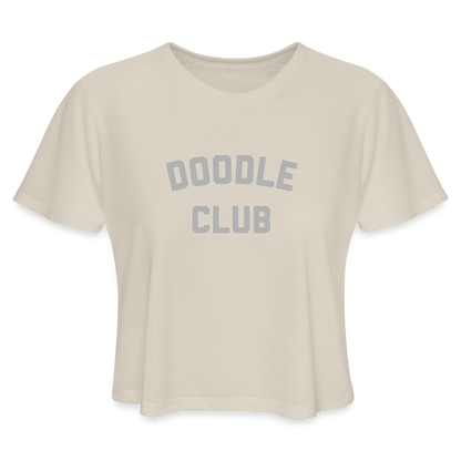 Doodle Club Women's Cropped T-Shirt - dust