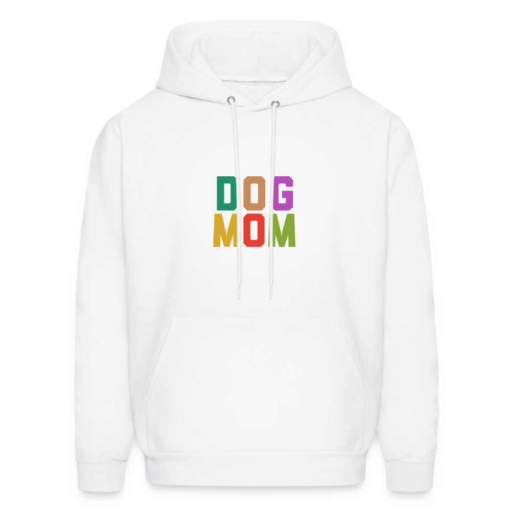 Dog Mom Men's Hoodie - white