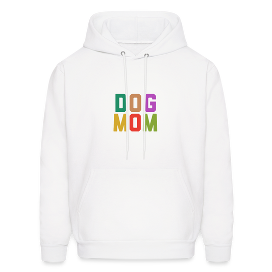 Dog Mom Men's Hoodie - white