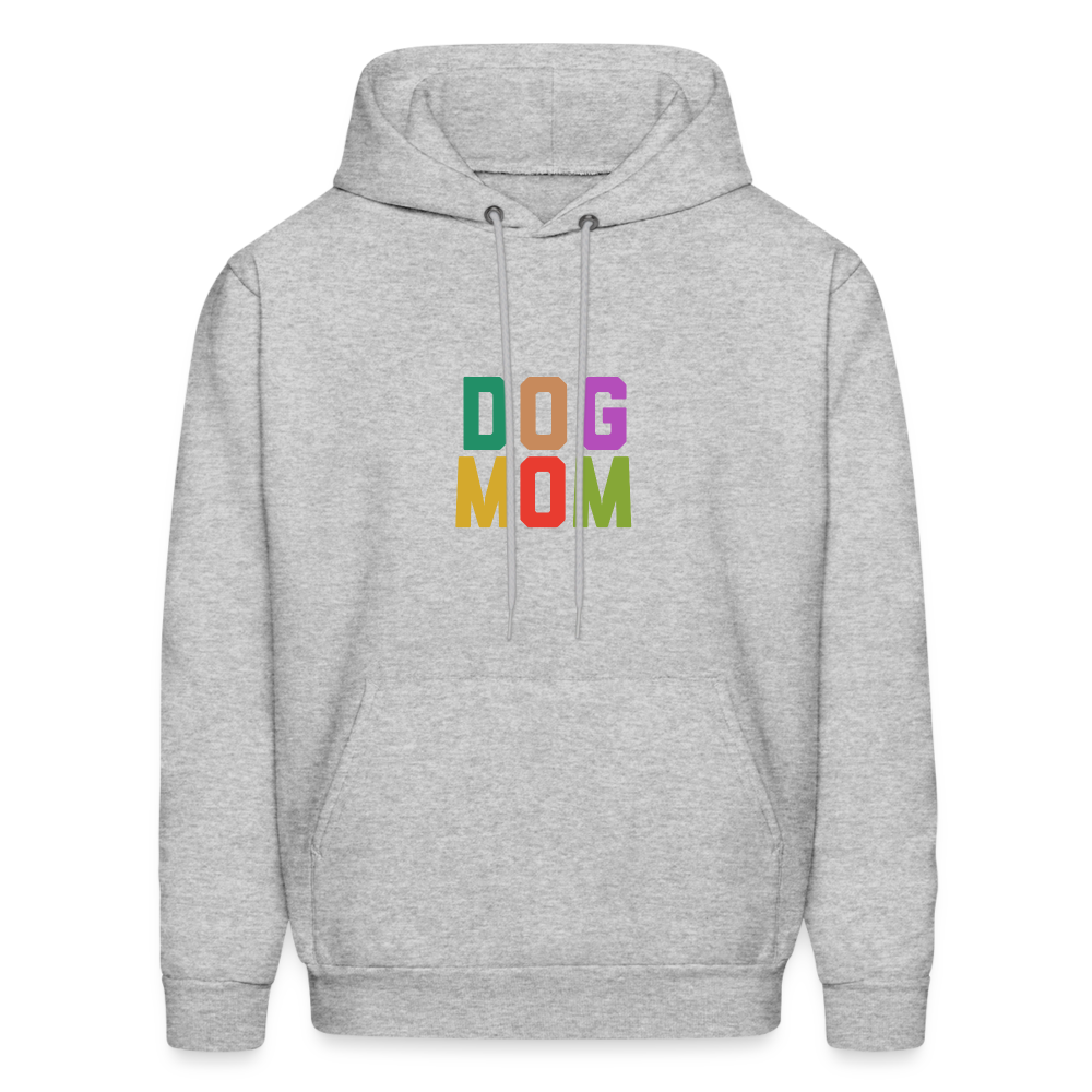 Dog Mom Men's Hoodie - heather gray