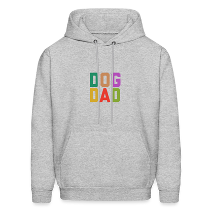 Dog Dad Men's Hoodie - heather gray
