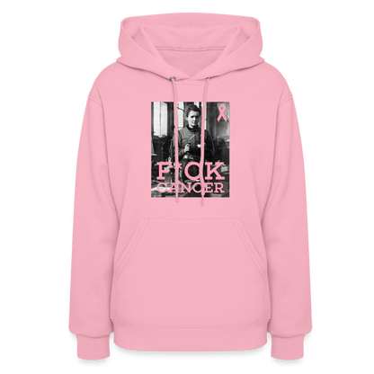 F*ck Cancer Marie Curie Women's Hoodie - classic pink