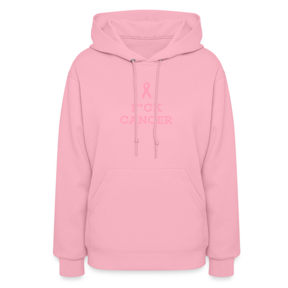 F*CK CANCER Women's Hoodie - classic pink